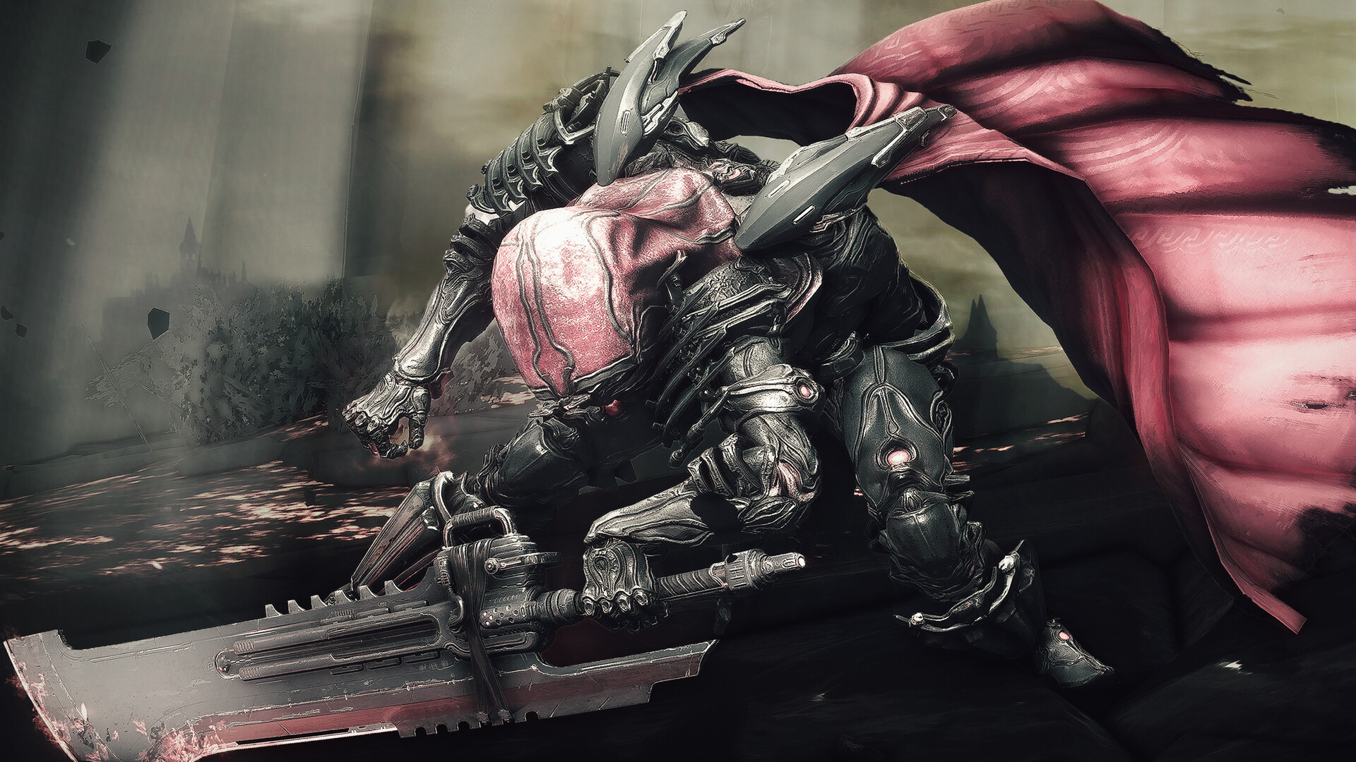 1920x1080 Warframe Souls 3 Cosplay [Ash as Slave Knight Gael], Desktop