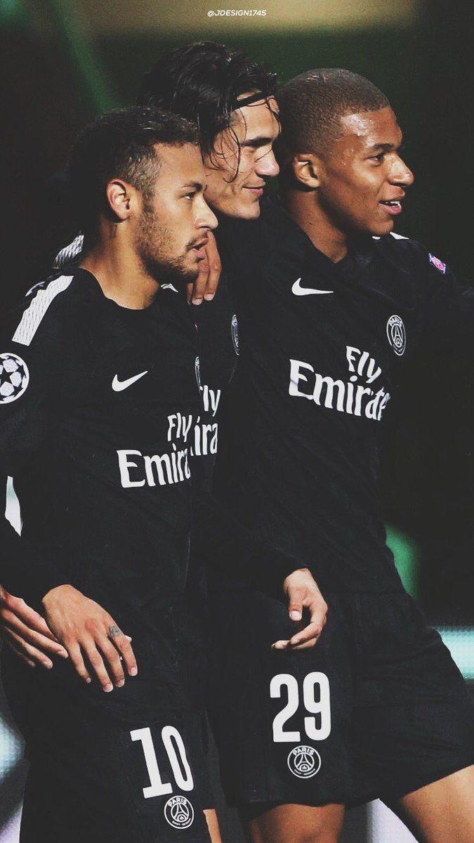 680x1200 PSG. Neymar, Mbappé and Cavani •Lock Screen, Phone