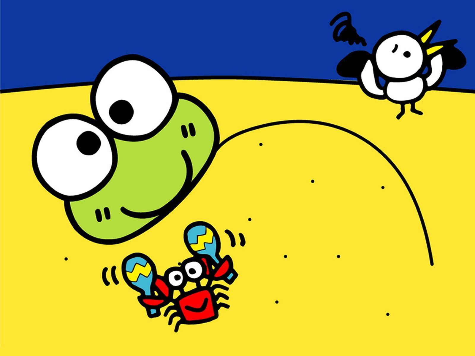 1600x1200 keroppi beach 1600×1200, Desktop