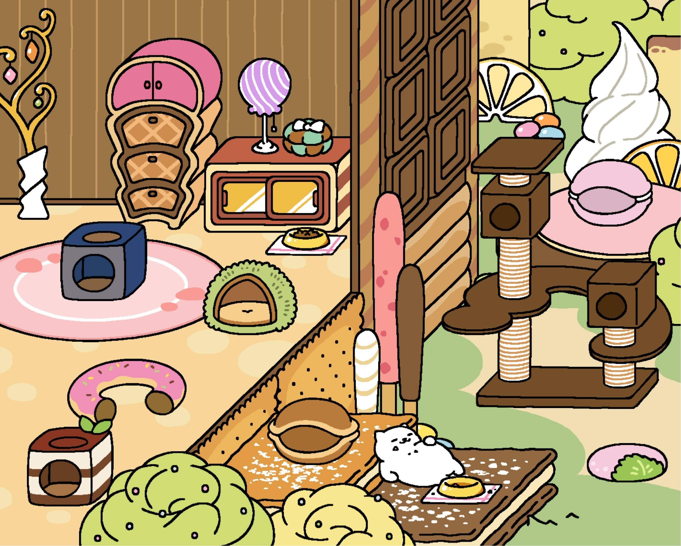 2760x2210 Neko Atsume' Update: New Cats, Toys, And Remodel Are Purrfect, Desktop