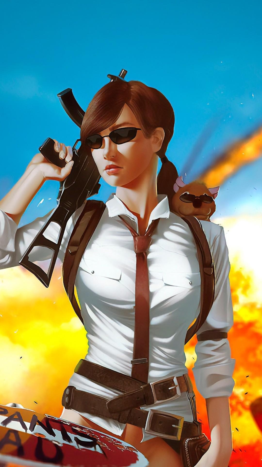 1080x1920 PUBG Girl Wallpaper Free PUBG Girl Background, Phone