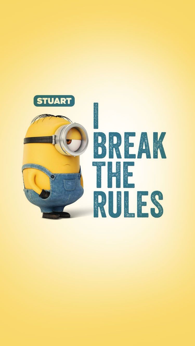 750x1340 Free download Minions iPhone Wallpaper Stuart [], Phone