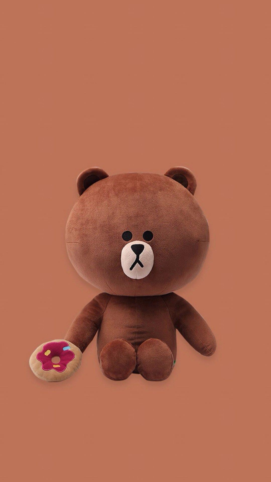 1080x1920 Rag Roll Cute Cartoon Bear IPhone 6 Wallpaper Download. IPhone Wallpaper, IPad Wallpaper One Stop Download. Bear Wallpaper, IPhone Cartoon, Cartoon Wallpaper, Phone