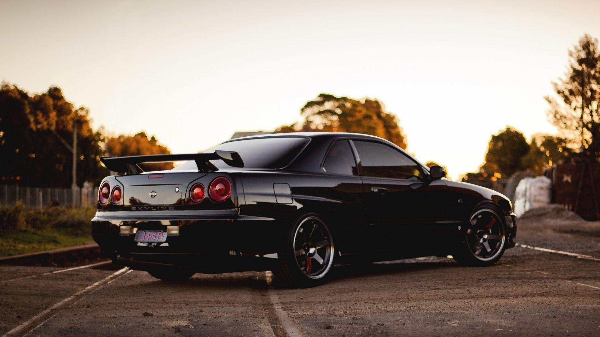 1920x1080 Group of Black Nissan Skyline Gtr R34 Wallpaper, Desktop