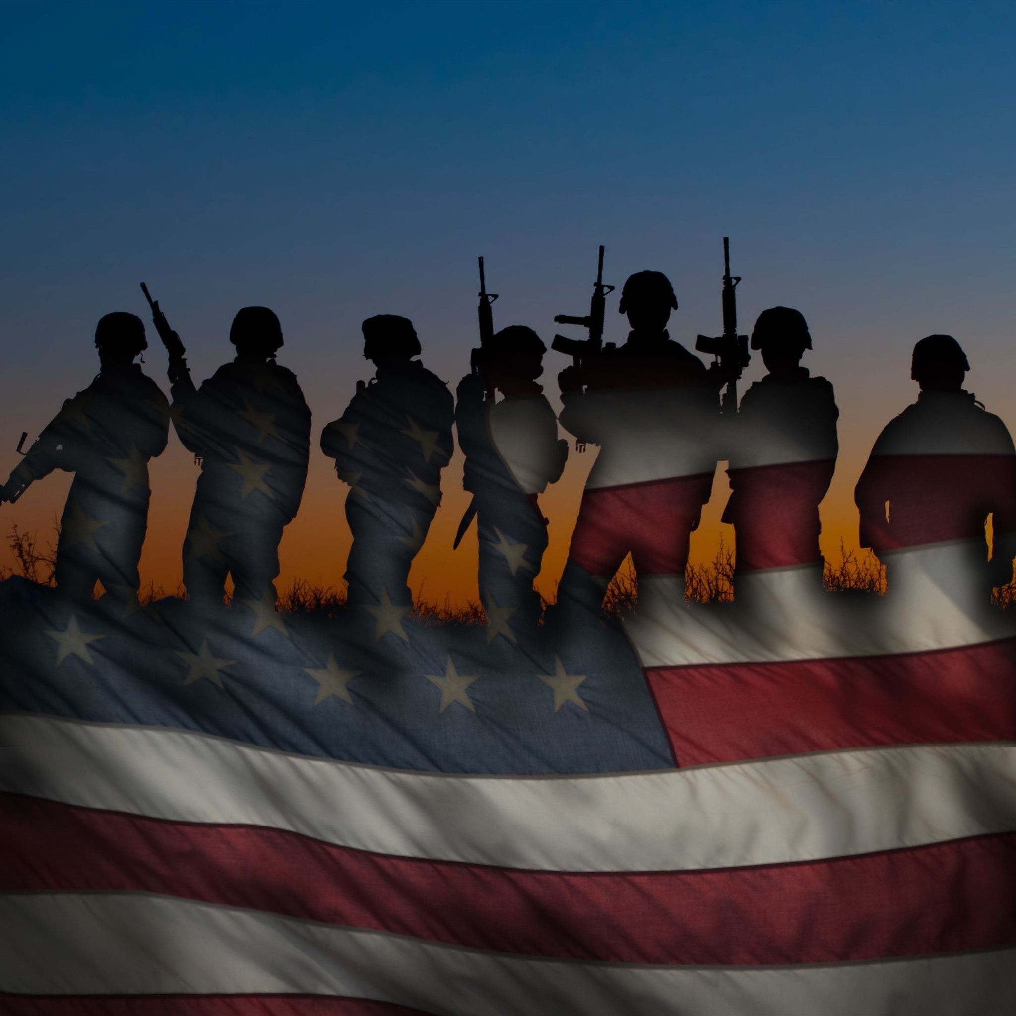 2050x2050 American Military Wallpaper Free American Military Background, Phone