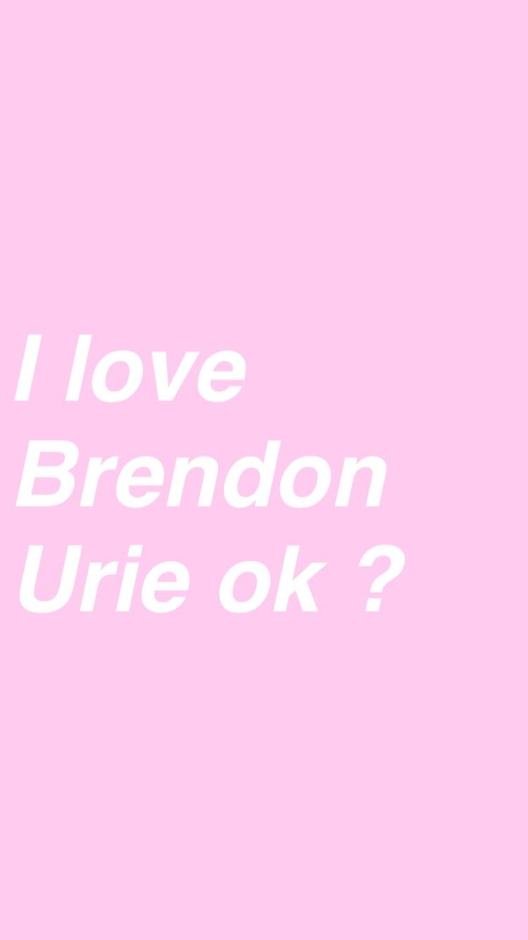 750x1340 Tumblr Brendon Urie Love, happy birthday Brendon!!!!!. Brendon, Phone