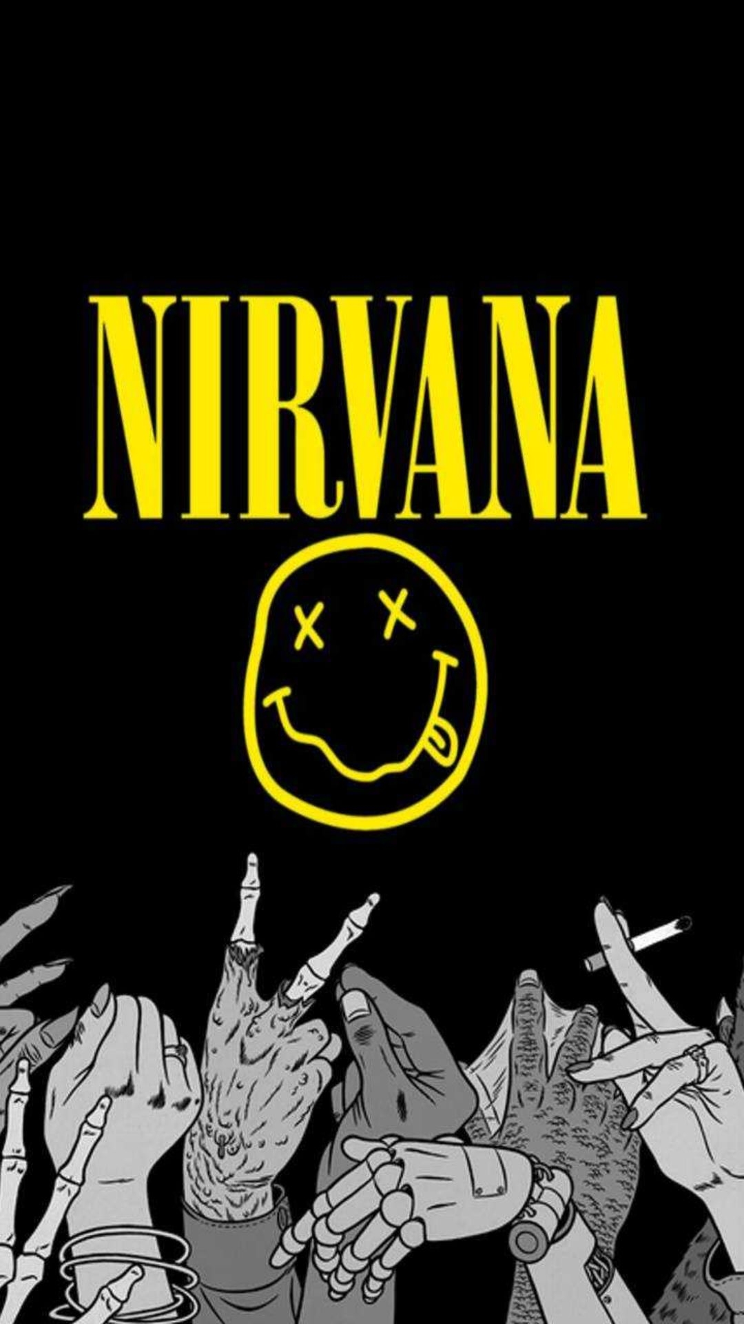 1080x1920 Nirvana Wallpaper Nirvana Background Download, Phone