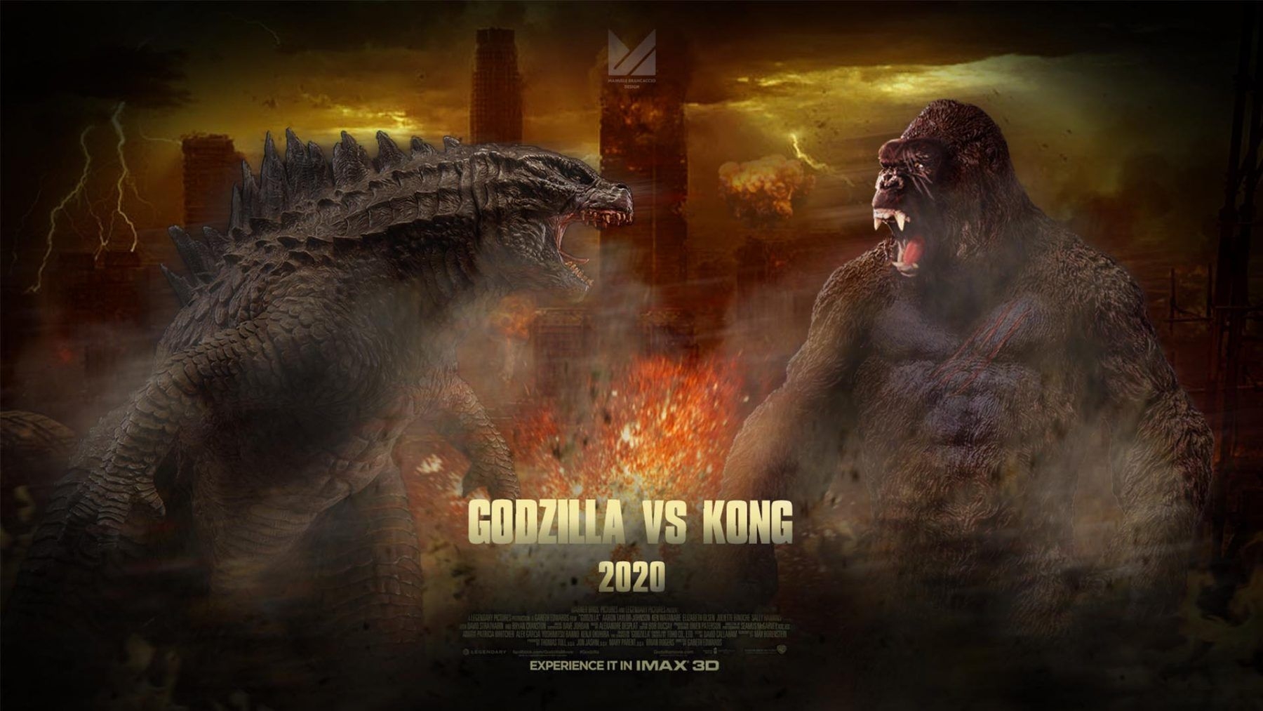 1800x1020 Godzilla vs. Kong HD Wallpaperwallpaper.net, Desktop