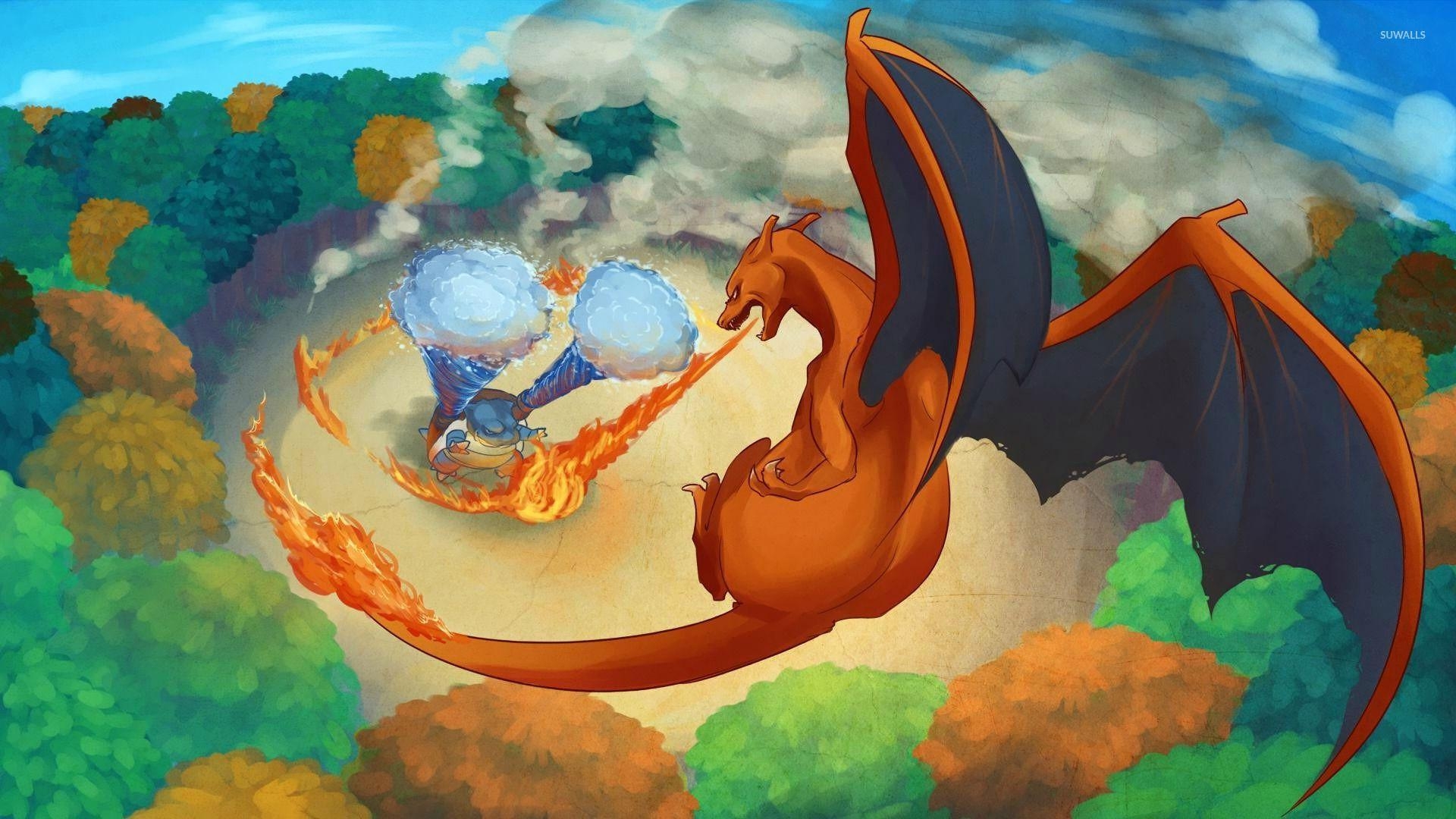 1920x1080 Blastoise and Charizard wallpaper wallpaper, Desktop