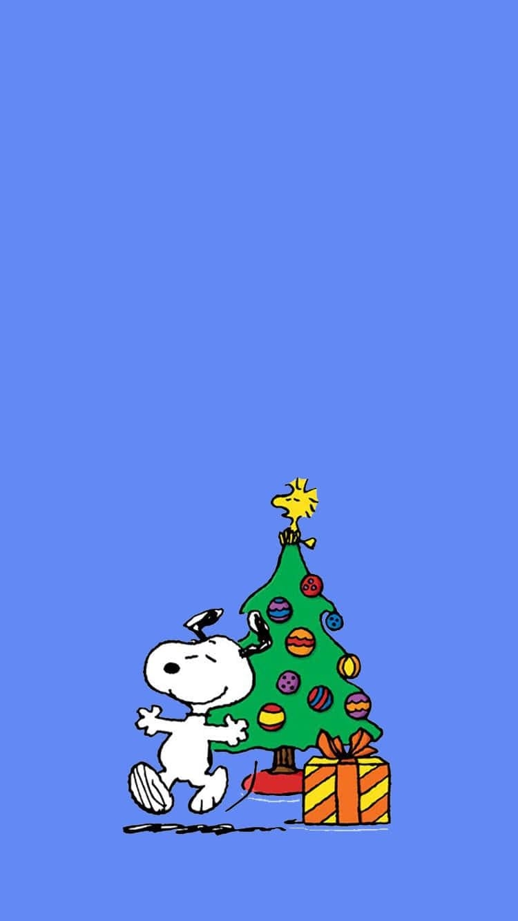 750x1340 Snoopy Christmas Phone Wallpaper, Phone