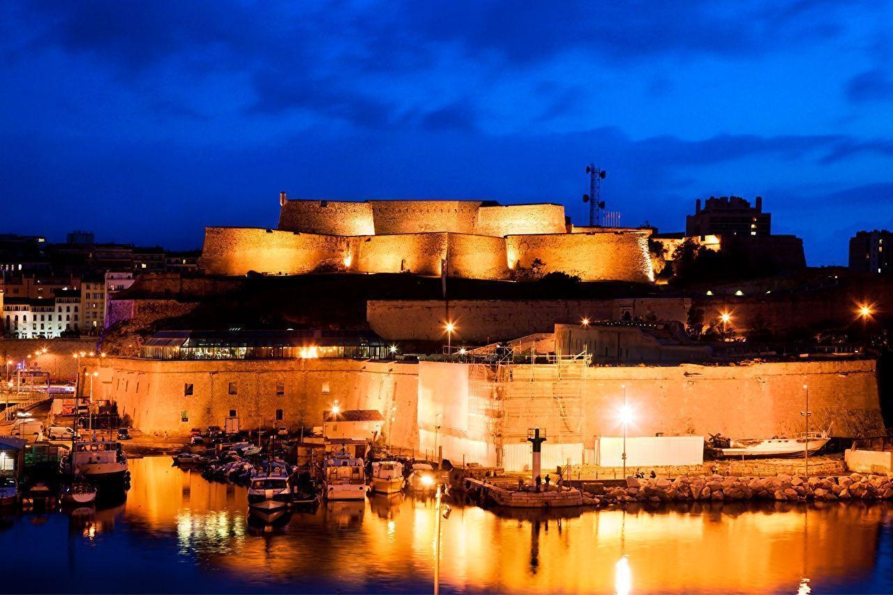 1280x860 Image Marseille France Fortification Fort Saint Jean Rivers Marinas, Desktop