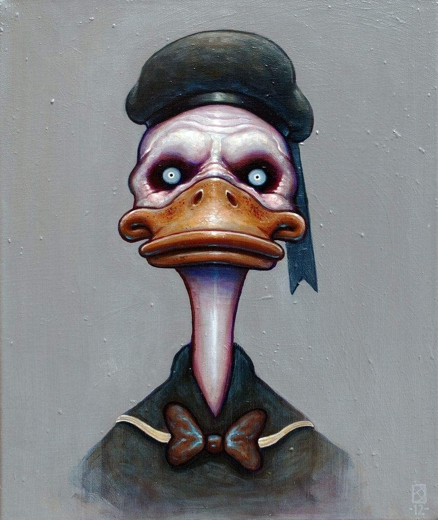 900x1070 Donald Duck • meh.ro, Phone