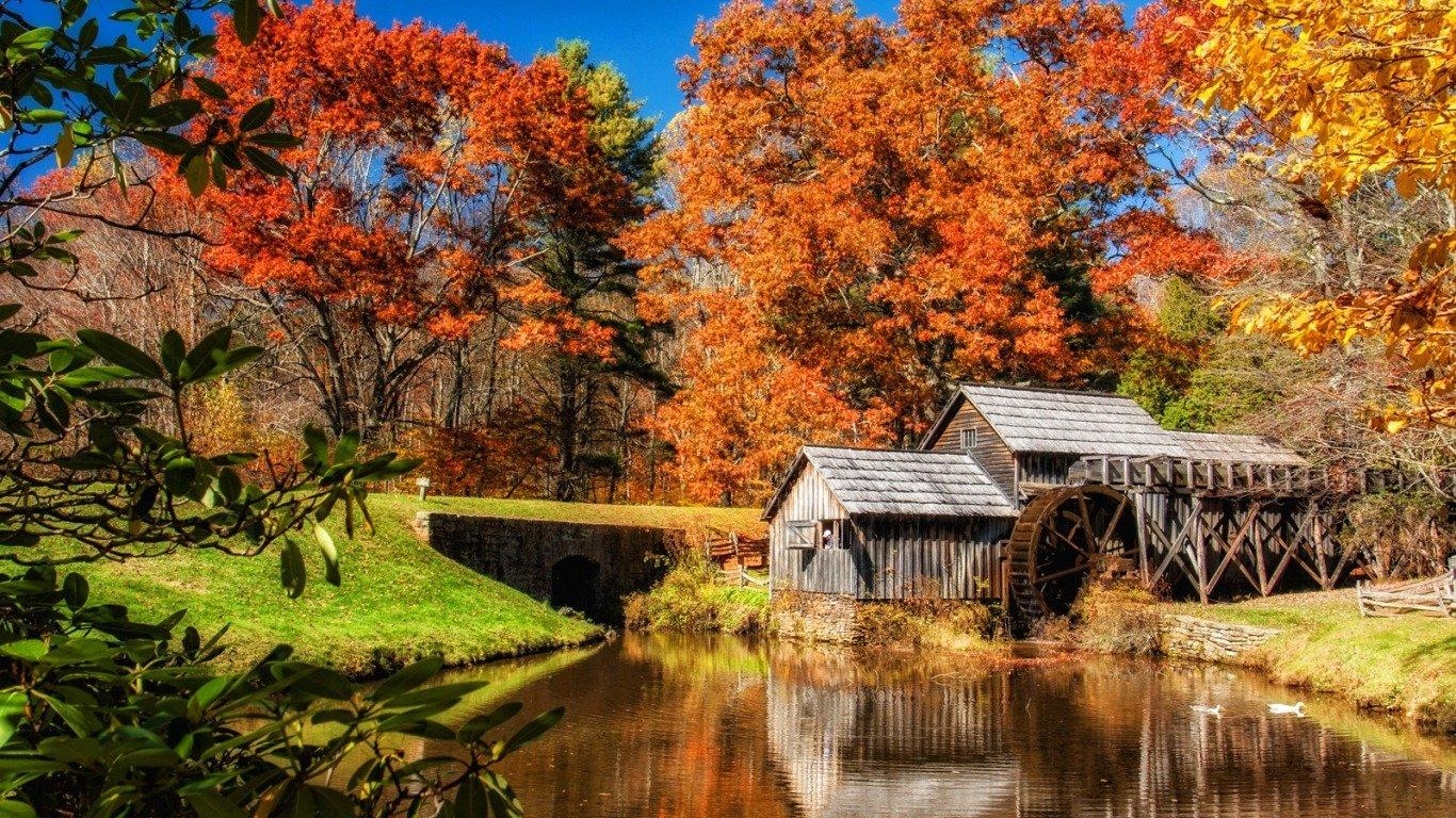 1370x770 Watermill HD Wallpaper and Background Image, Desktop