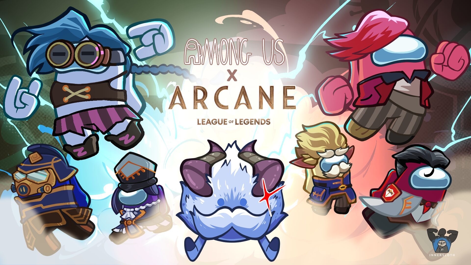 1920x1080 Among Us x Arcane brings new League of Legends Cosmicube, Desktop