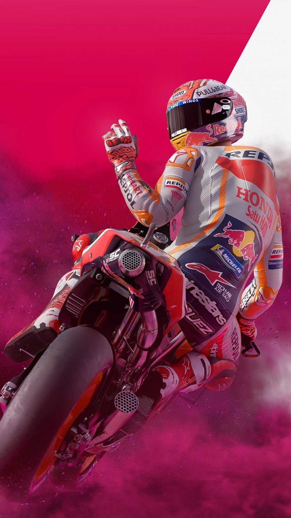 950x1690 MotoGP 19 Game 4K Ultra HD Mobile Wallpaper. Marc marquez, Moto wallpaper, Motogp, Phone