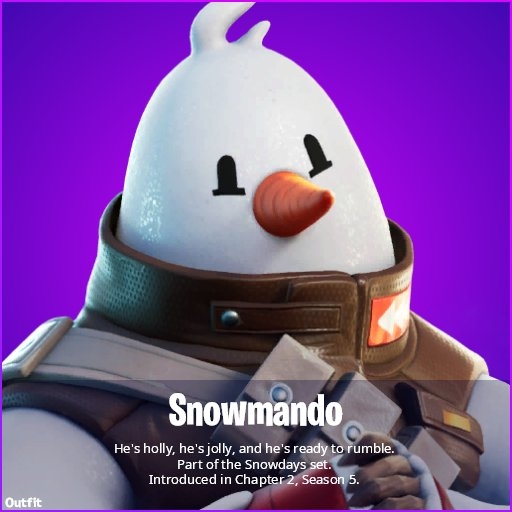 520x520 Snowmando Fortnite wallpaper, Phone