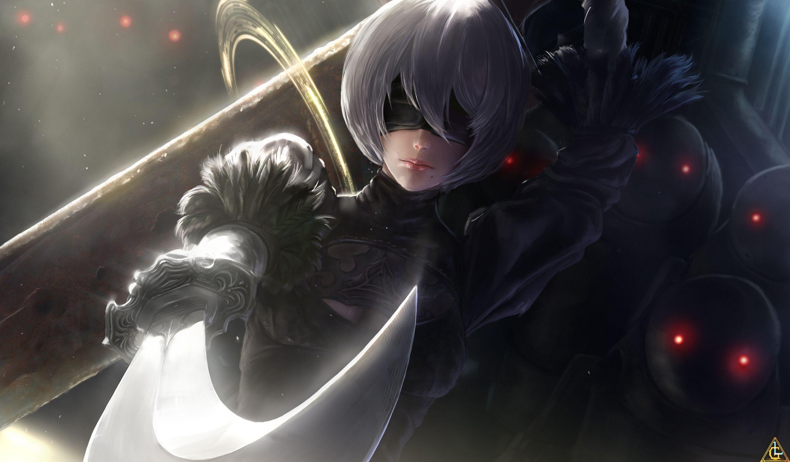 2600x1520 NieR: Automata HD Wallpaper and Background Image, Desktop