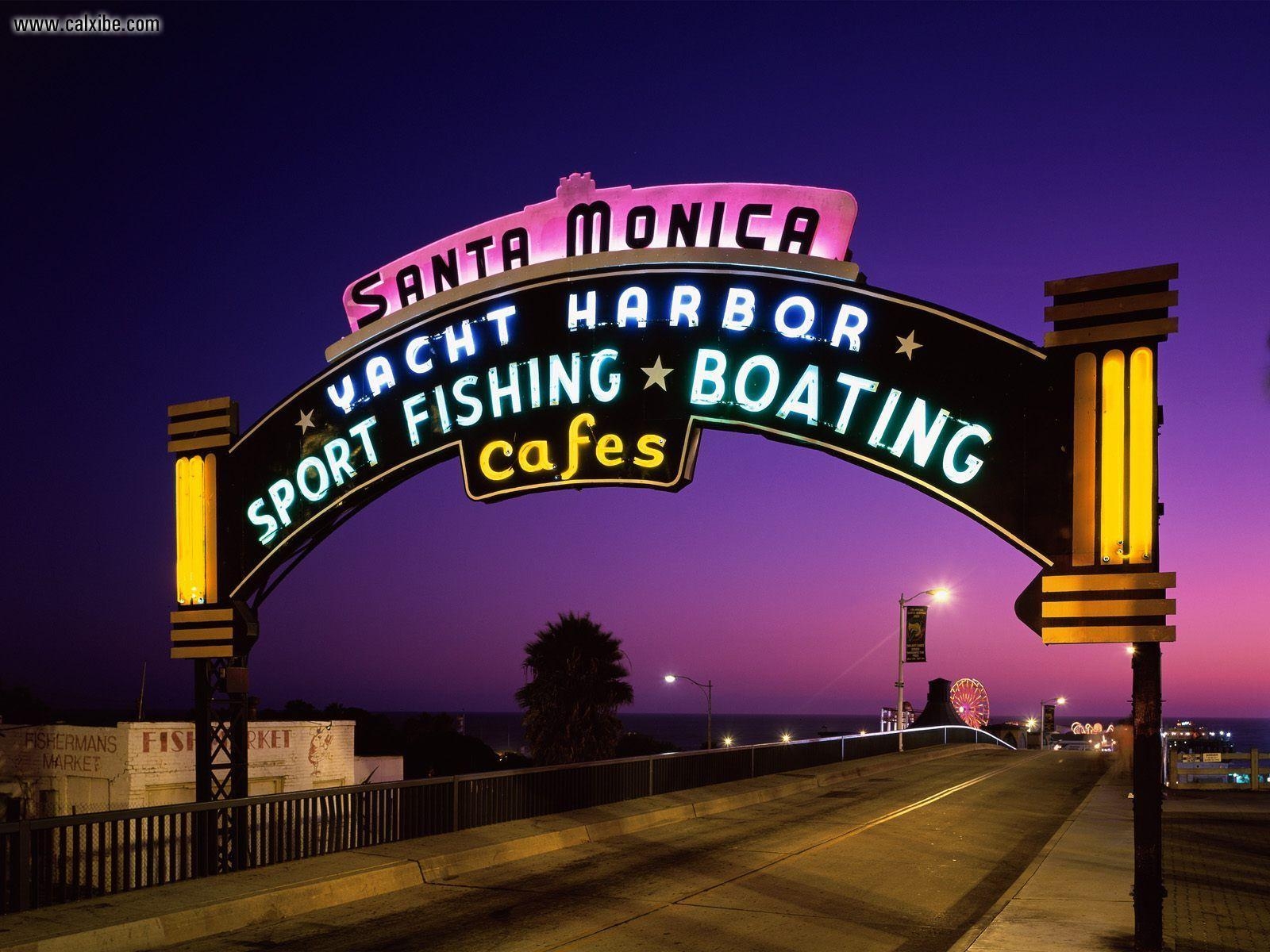 1600x1200 Known places: Santa Monica Pier Santa Monica California, picture nr, Desktop