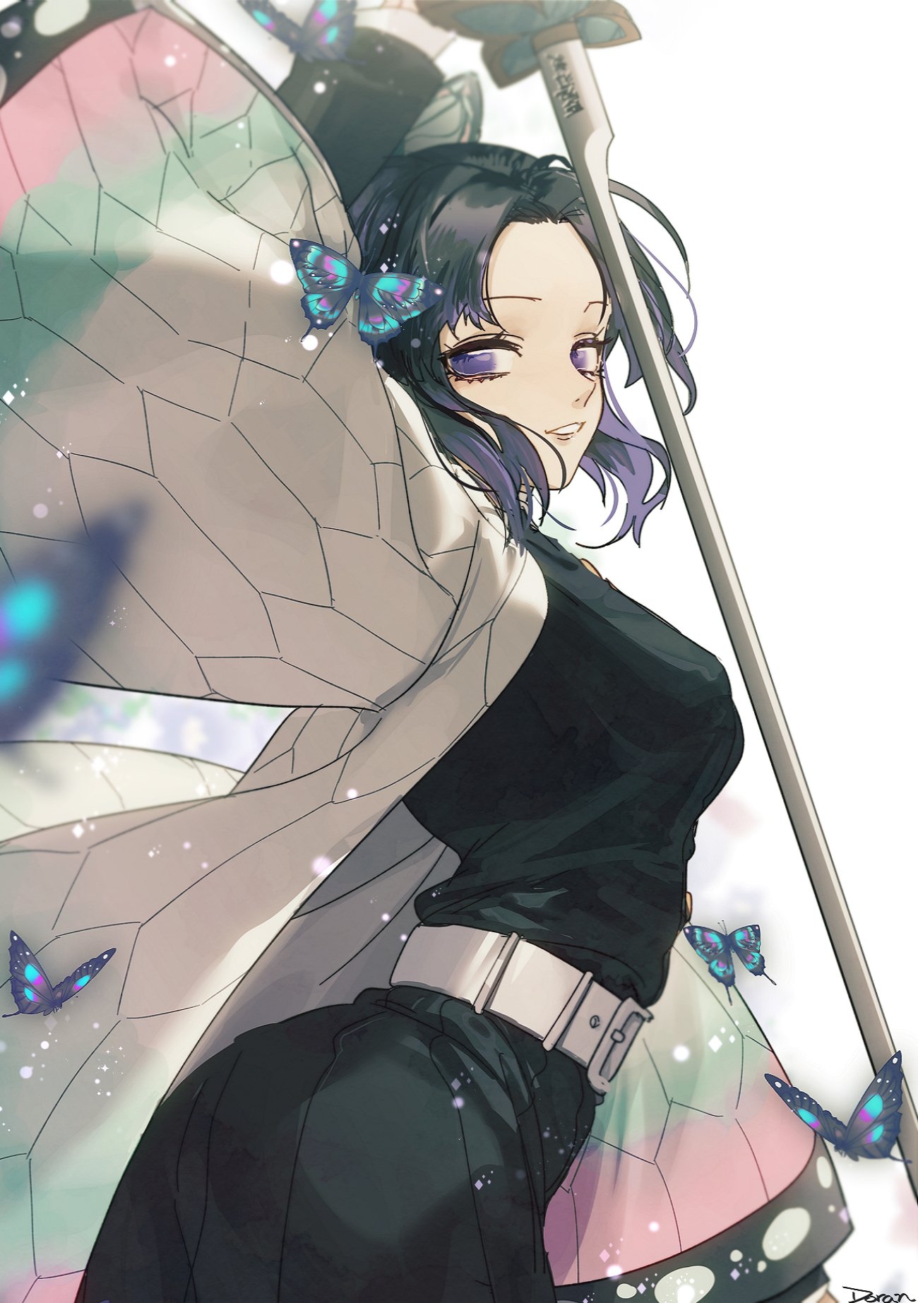 1300x1850 Kochou Shinobu no Yaiba Anime Image Board, Phone