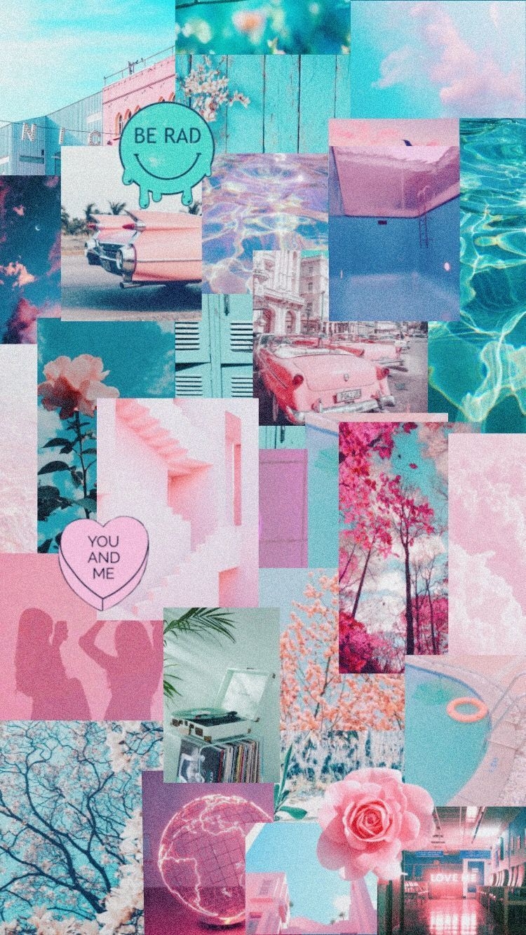 750x1340 Pink and Blue Aesthetic Wallpaper Free Pink and Blue Aesthetic Background, Phone