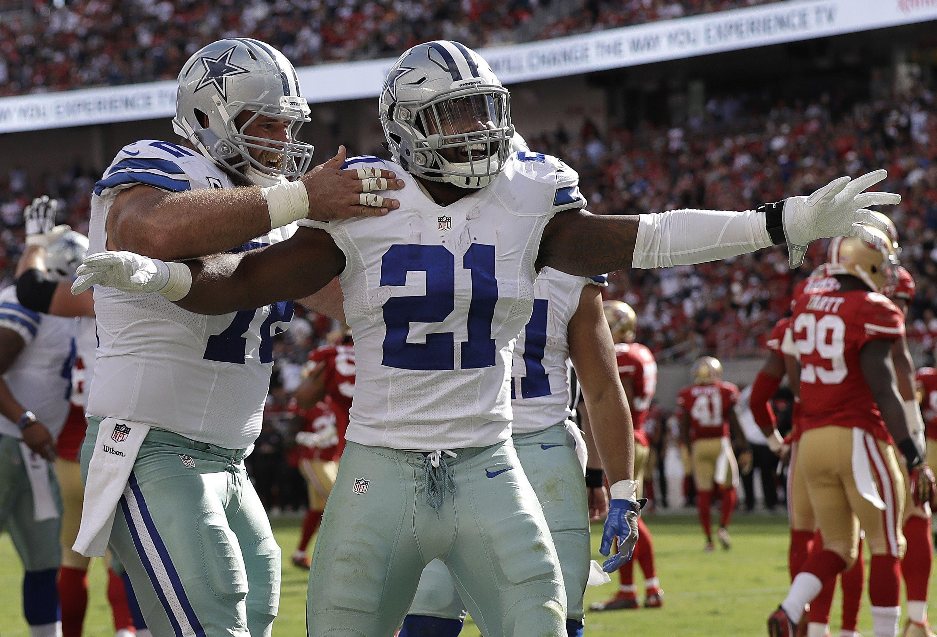 3000x2040 Ezekiel Elliott leads the way as Cowboys beat the 49ers, Desktop