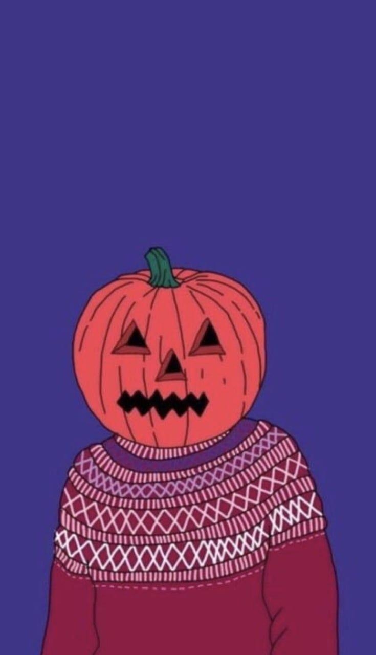 740x1280 pumpkin spooky in 2019, Phone