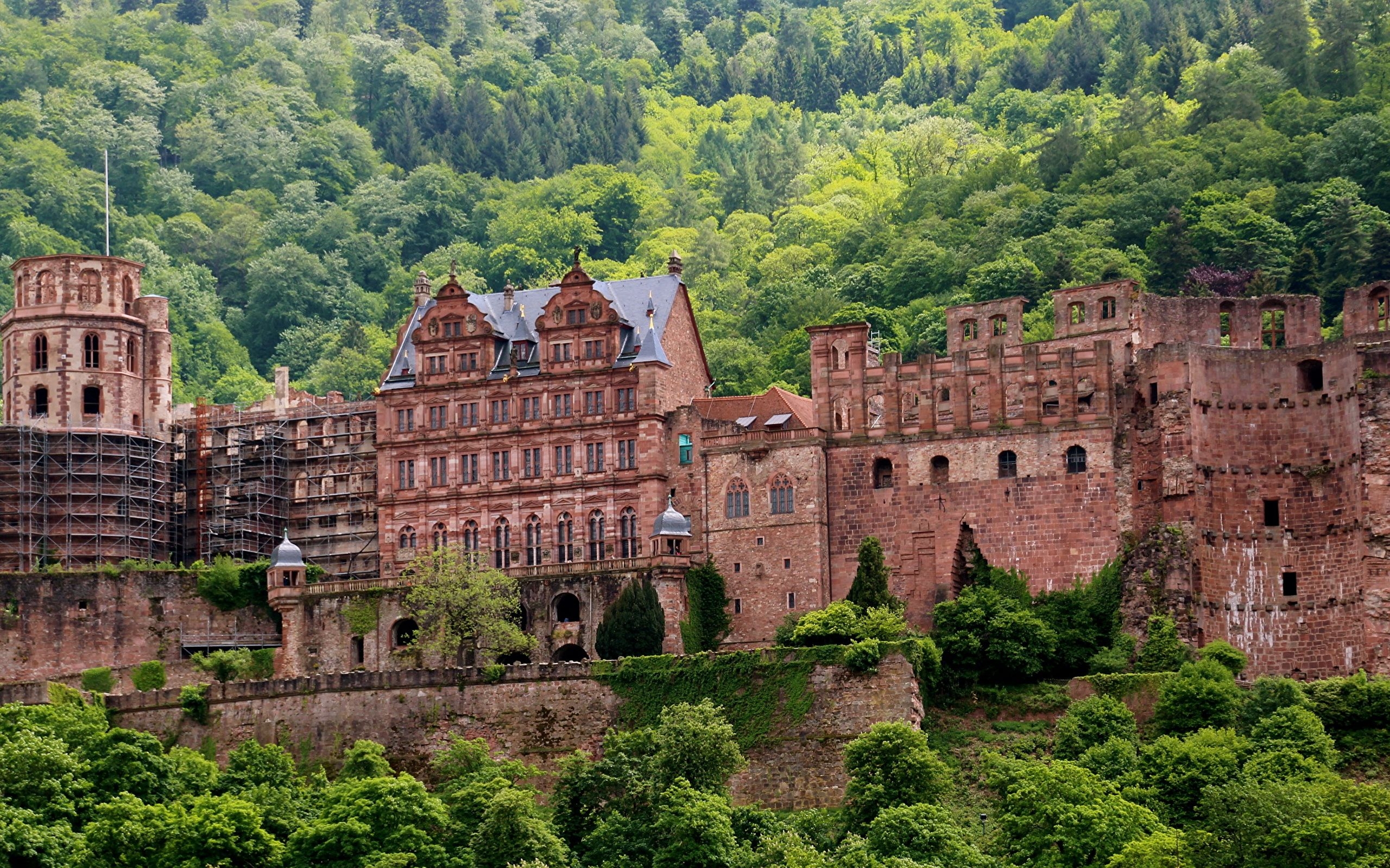 2560x1600 Wallpaper Germany Heidelberg Castles Cities, Desktop