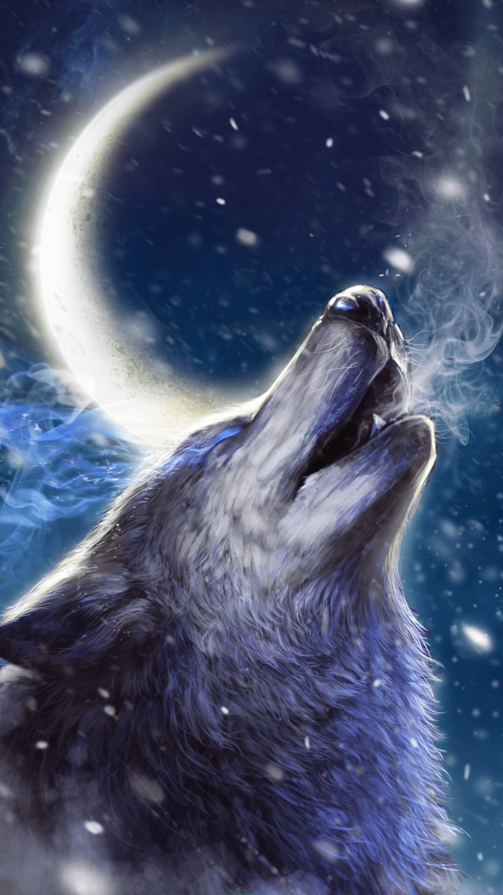 1620x2880 Wolf Wallpaper For iPhone Howling, HD Wallpaper, Phone