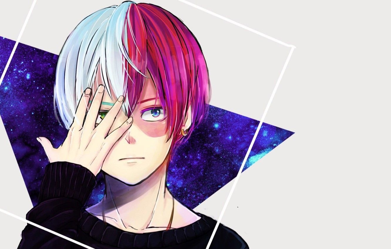 1340x850 Wallpaper guy, My Hero Academia, Boku No Hero Academy, Todoroki, Desktop