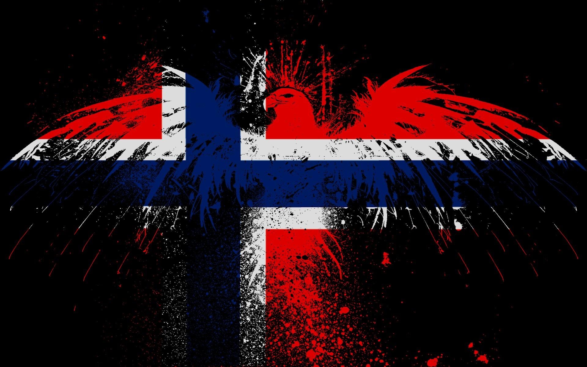 1920x1200 Norwegian eagles Norway flags wallpaperx1200, Desktop