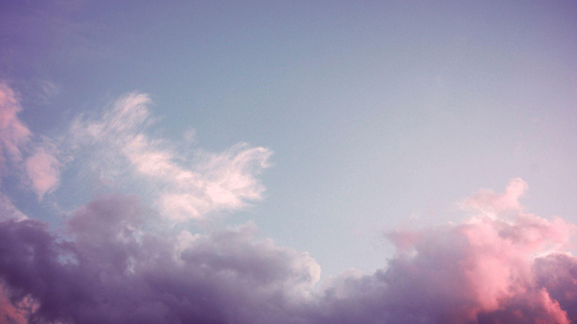 1920x1080 Wallpaper Clouds Sky. Aesthetic desktop wallpaper, Desktop, Desktop