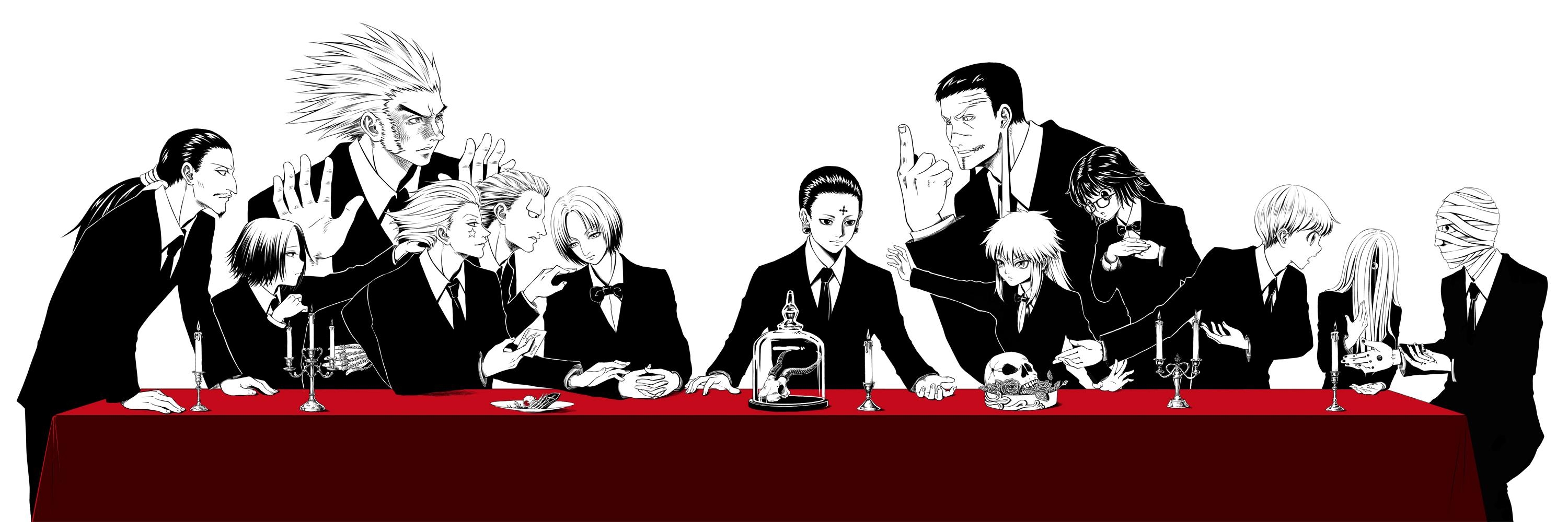 3000x1000 Phantom Troupe x Hunter Anime Image Board, Dual Screen