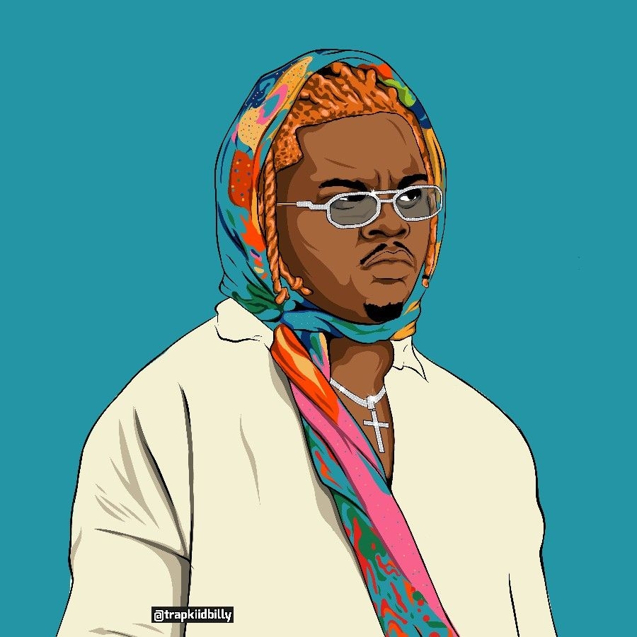 900x900 Gunna Wunna Cartoon art #trapkiidbilly. Rapper art, Cartoon art, Trap art, Phone