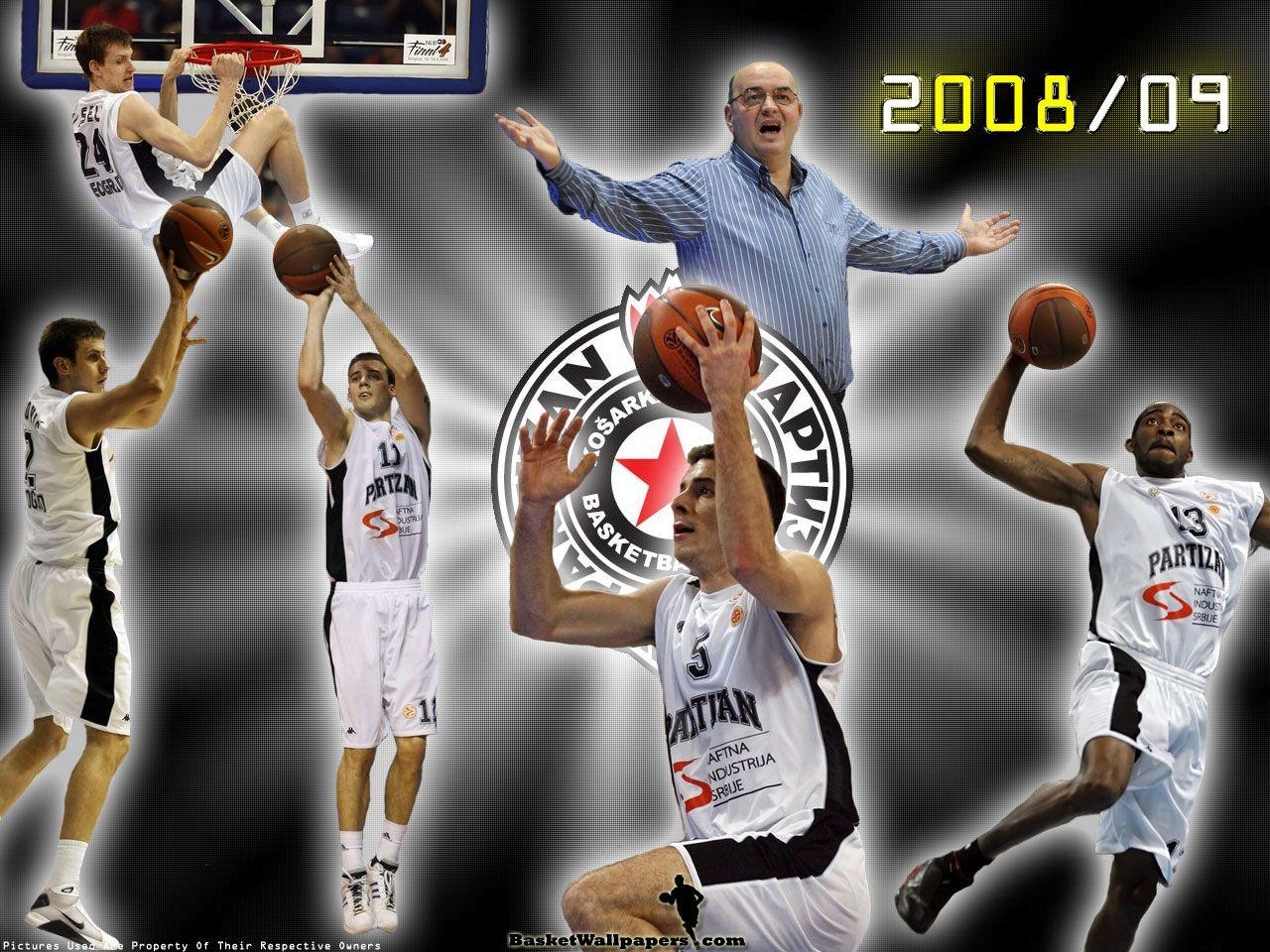 1280x960 Partizan Belgrade 2008 09 Wallpaper. Basketball Wallpaper At, Desktop