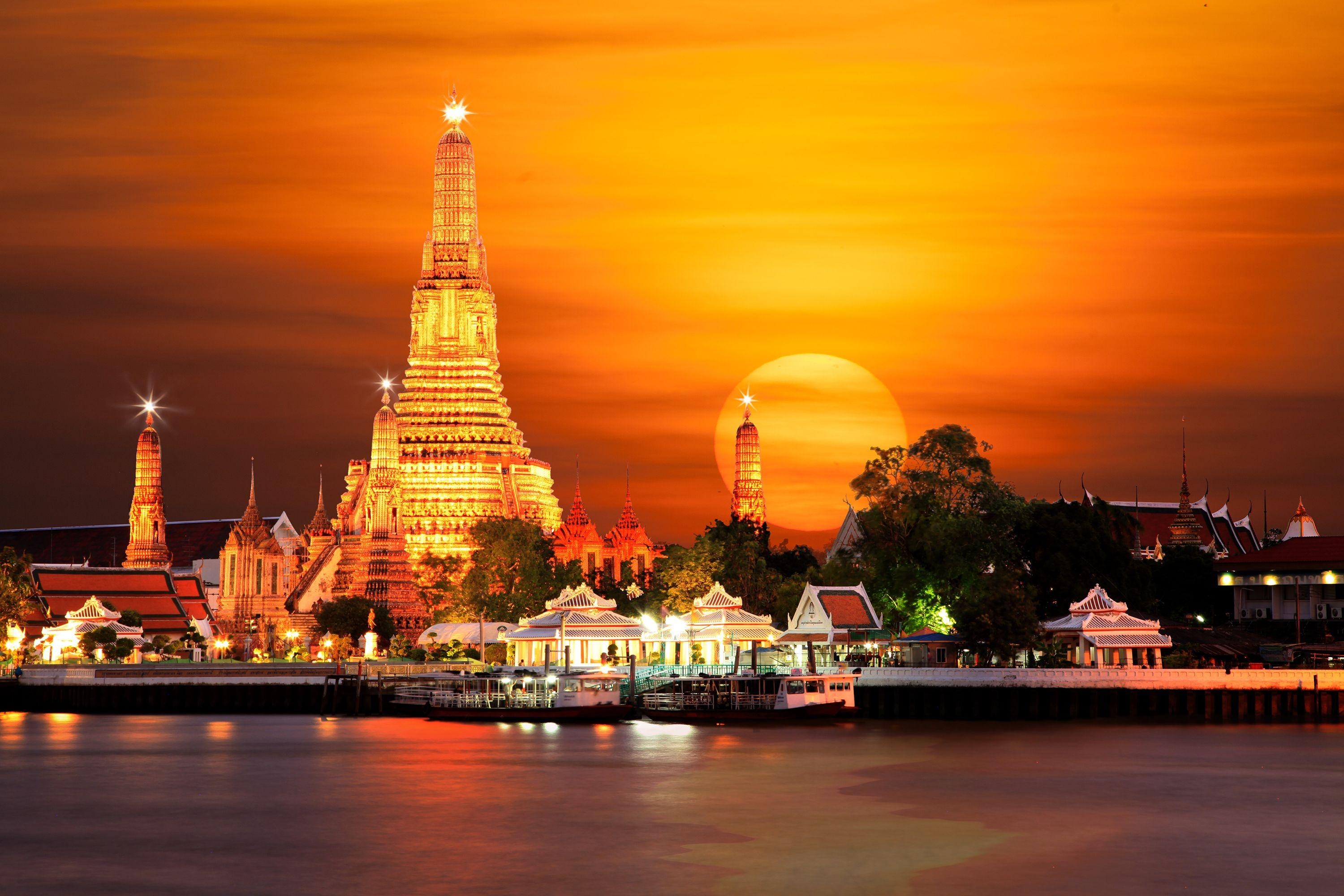 3000x2000 Wat Arun Bangkok Thailand Wallpaper, Desktop