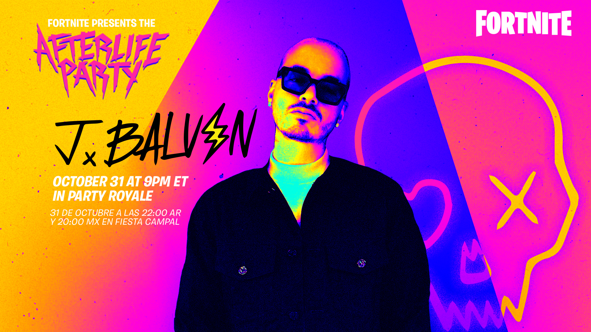 1920x1080 J Balvin Will Play a Fortnite Show on Halloween, Desktop