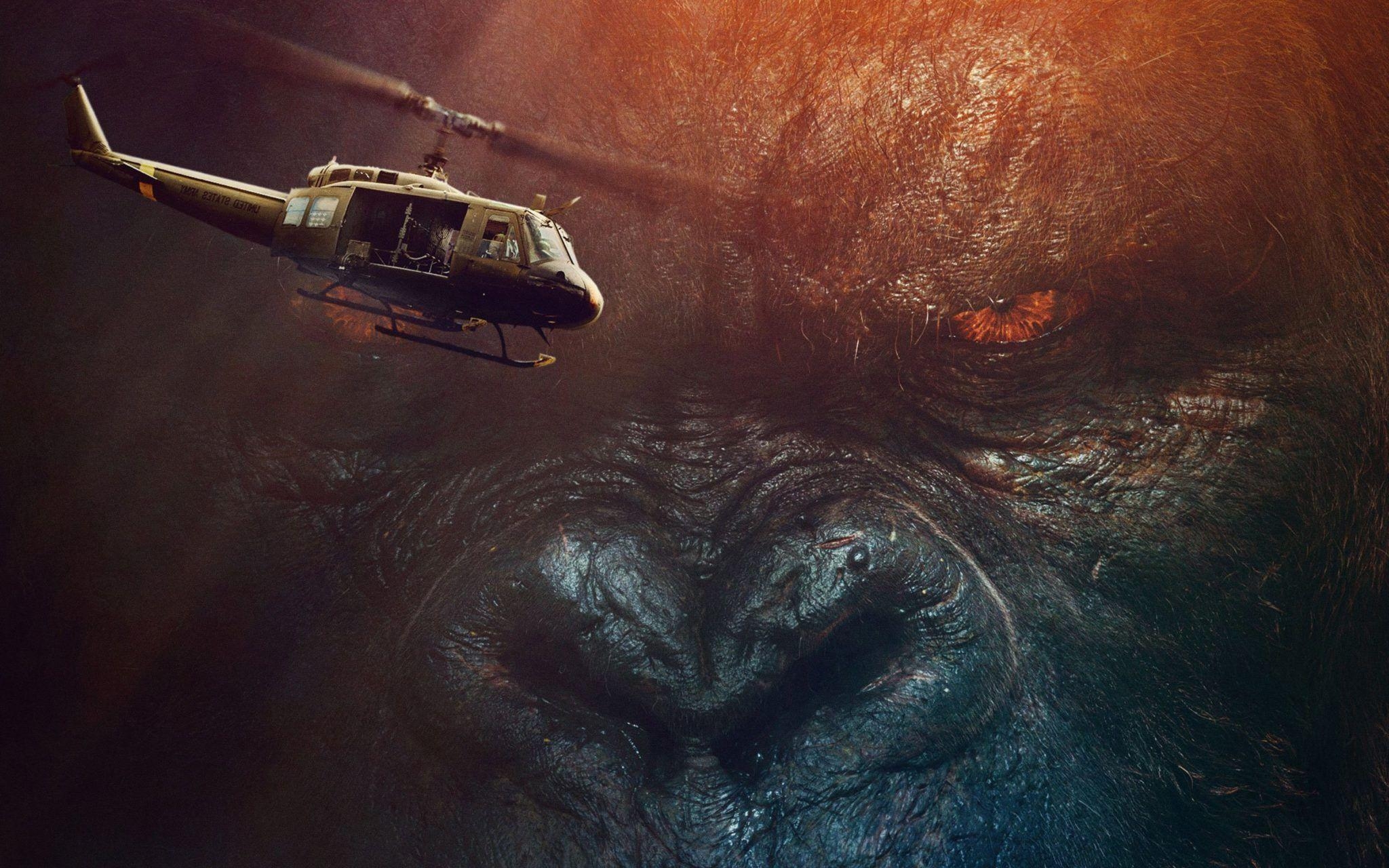 2050x1280 Kong Skull Island 2017 HD Wallpaper, Desktop