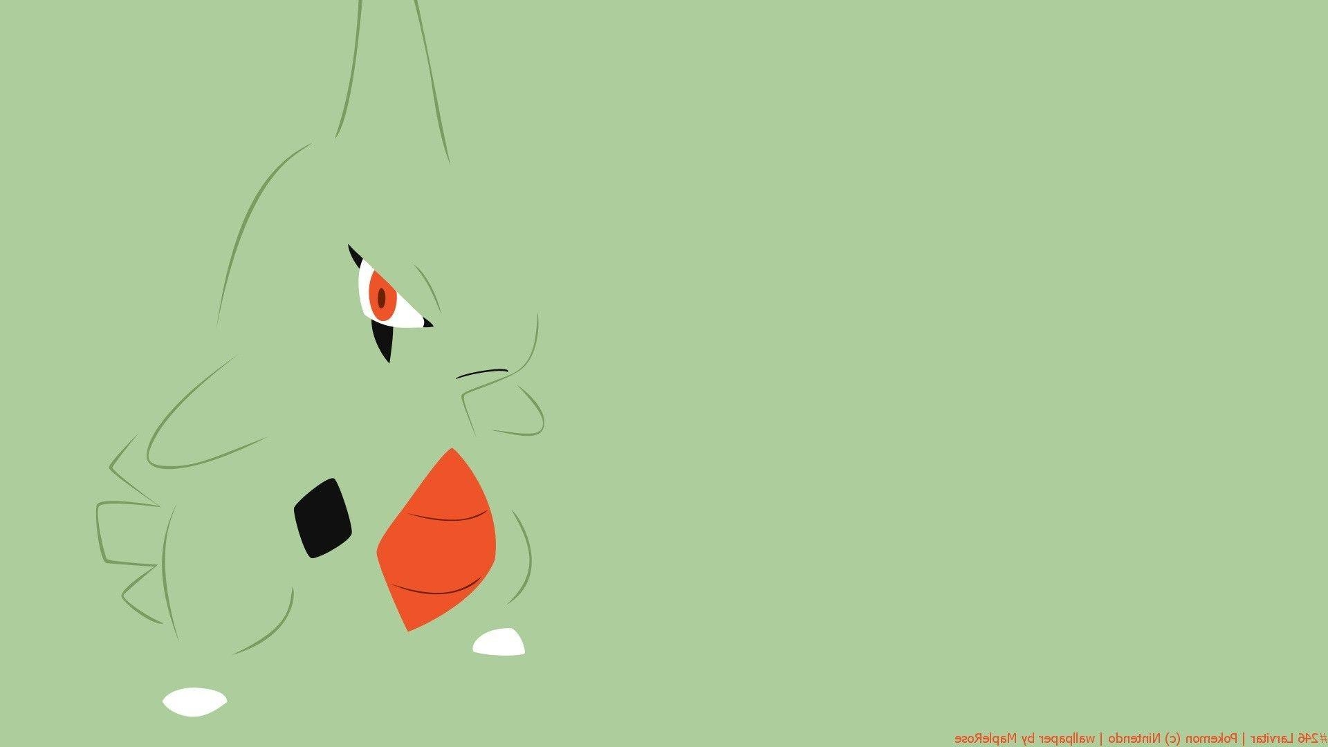 1920x1080 Pokémon, Larvitar, Pokemon Second Generation, Minimalism Wallpaper, Desktop