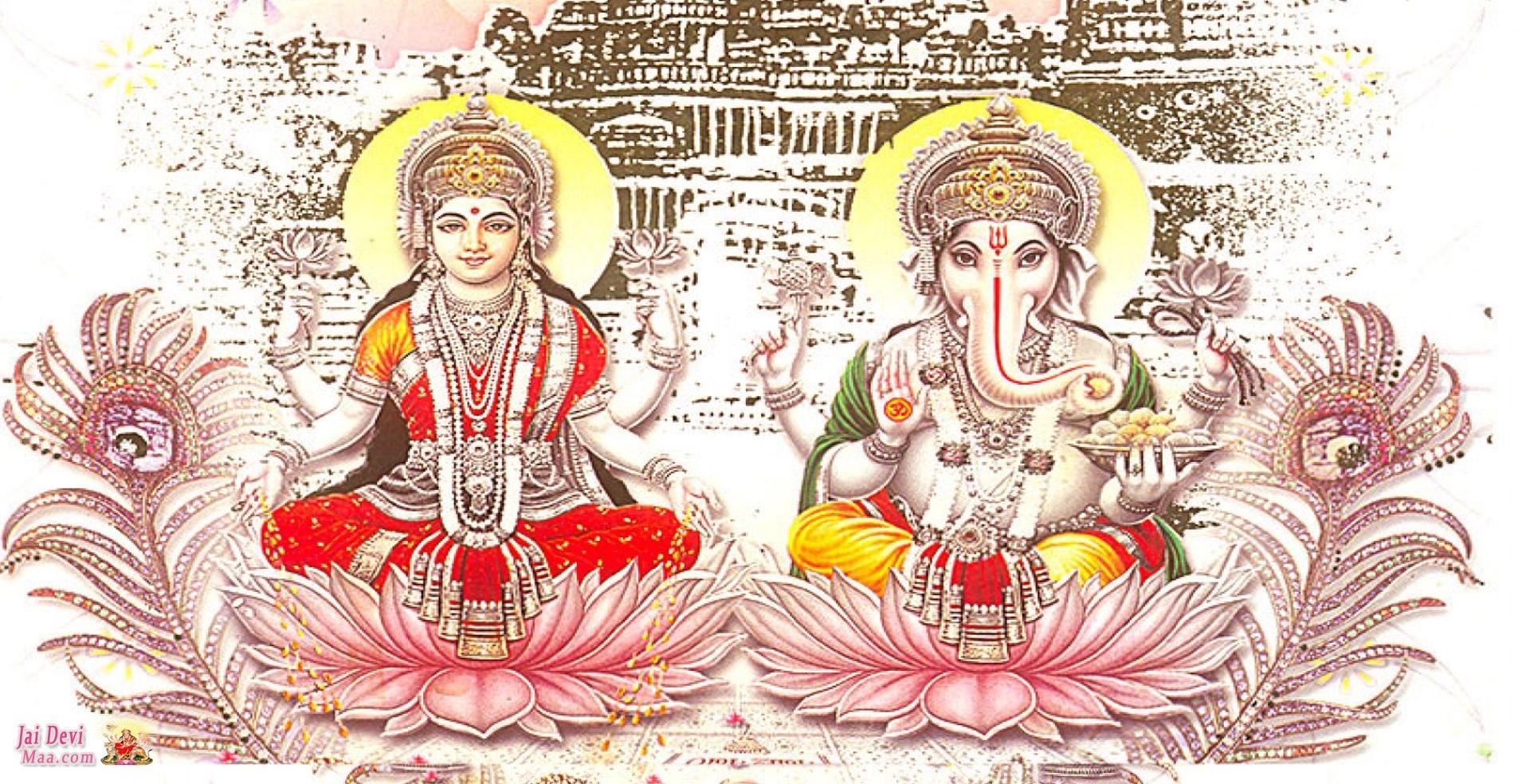 1920x990 God Mahalakshmi HD Wallpaper Ganesh HD, Desktop