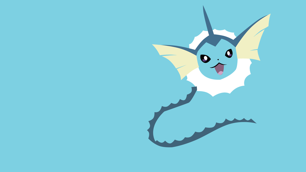 1030x580 Vaporeon minimalistic wallpaper, Desktop