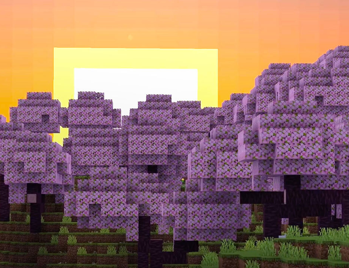 1220x940 the Cherry Blossom Biome, Desktop