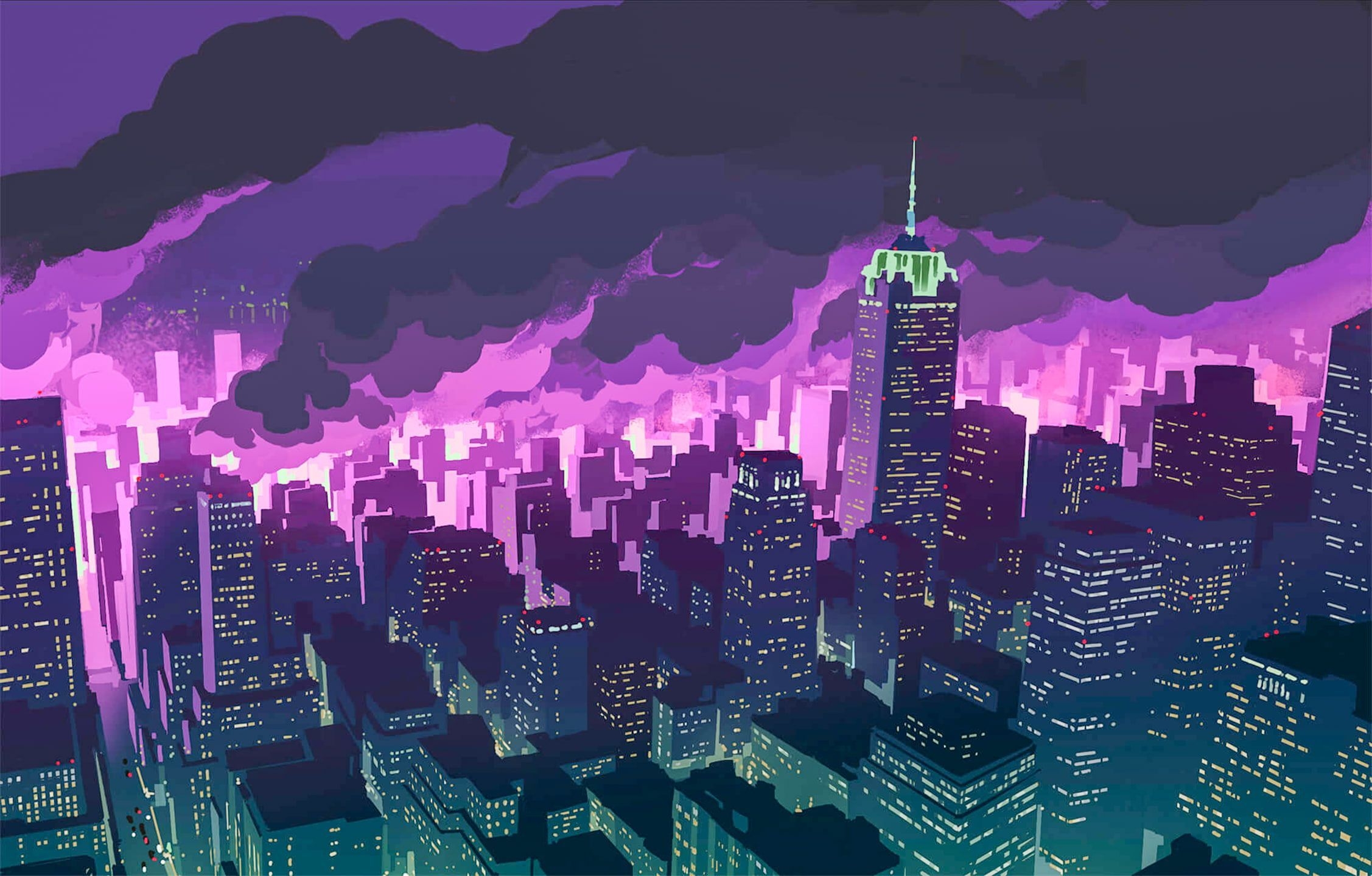 2260x1440 Anime #Promare #City #Night P #wallpaper #hdwallpaper #desktop, Desktop