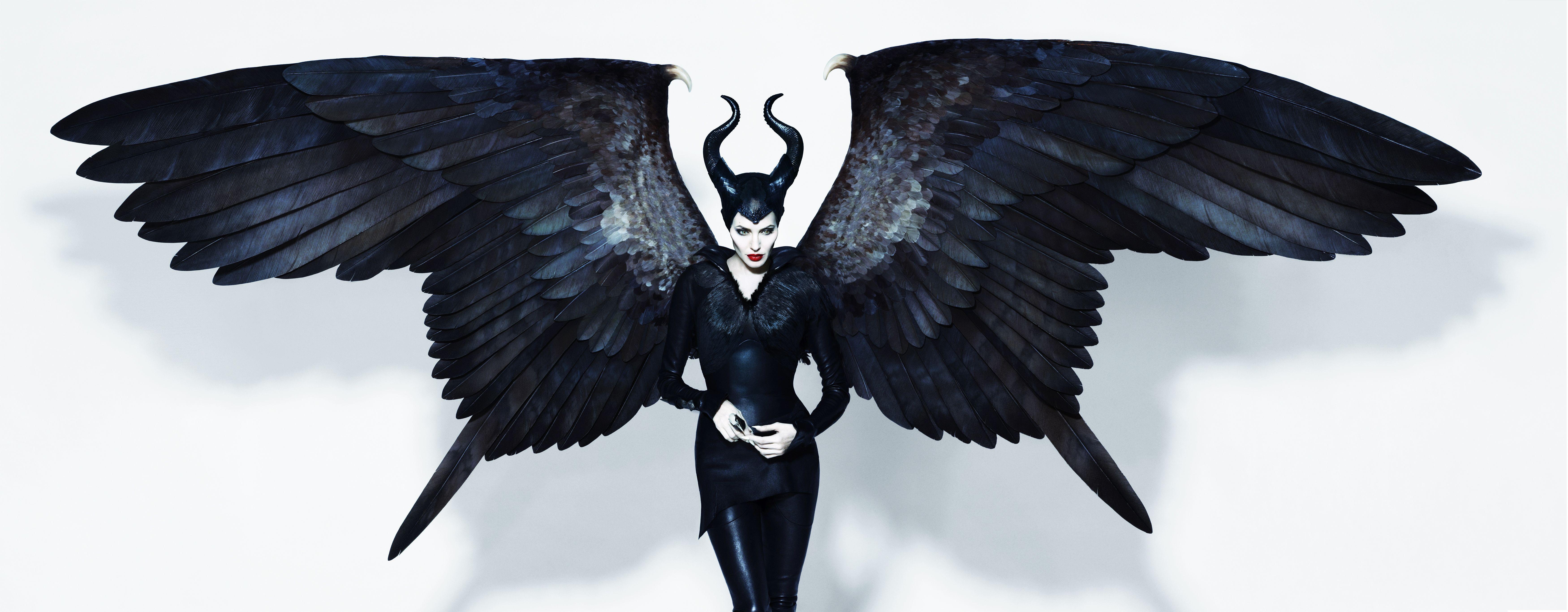 7000x2740 Maleficent HD Wallpaper, Dual Screen