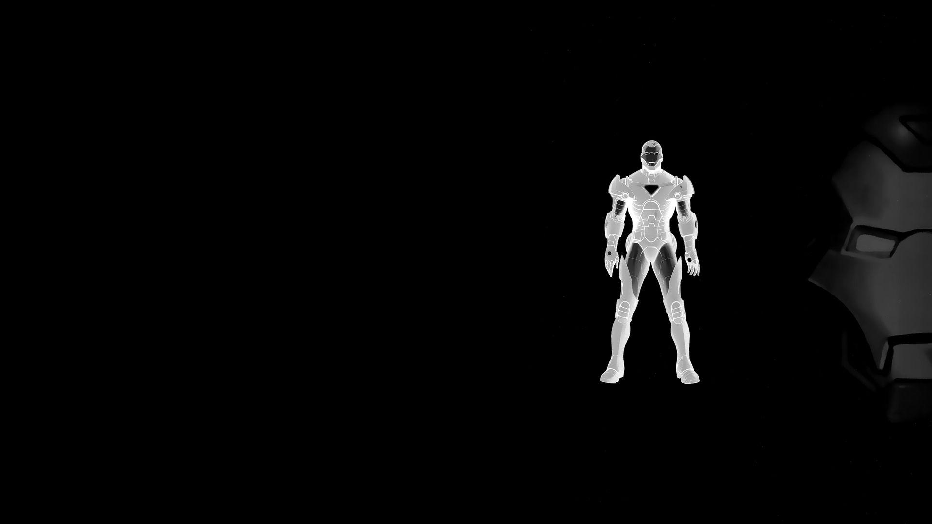 1920x1080 Iron Man Black Desktop Wallpaper Free Iron Man Black, Desktop