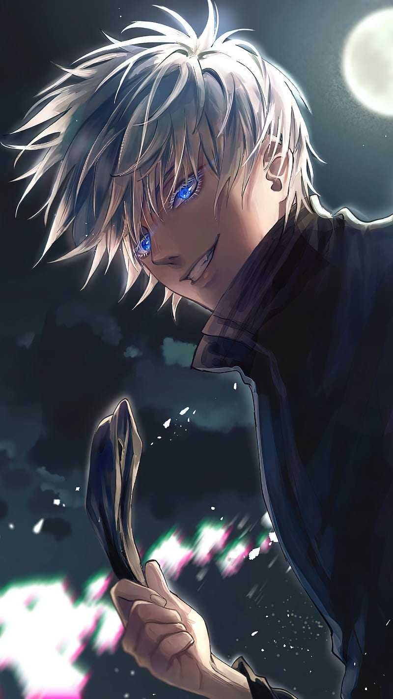 800x1430 Gojo satoru Wallpaper Discover more Anime, gojou satoru, iPhone, Jujutsu Kaisen, kaisen gojo wallpaper.. Anime guys, Anime, Cool anime background, Phone