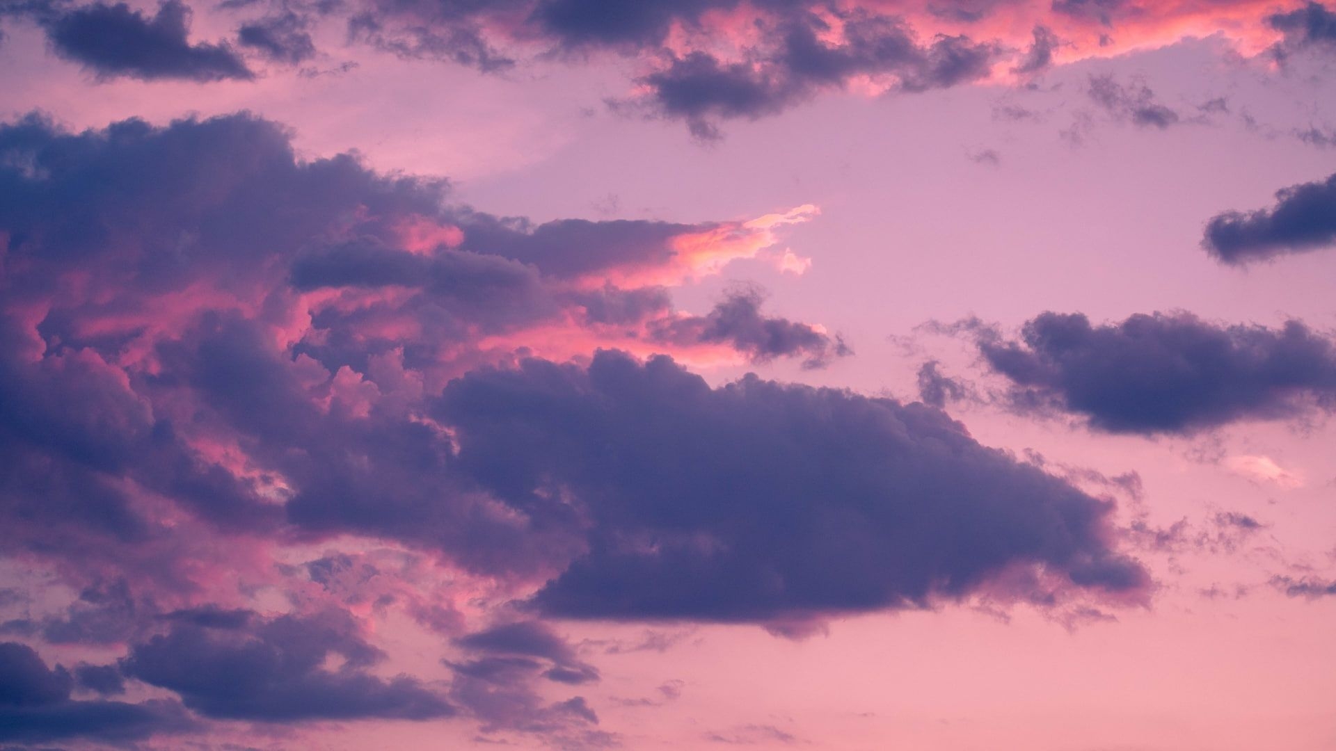 1920x1080 nature #clouds #sky #sunset #pink pink clouds Ernest Brillo P # wallpaper #hdwallpaper #de. Clouds, Aesthetic wallpaper, Laptop wallpaper desktop wallpaper, Desktop