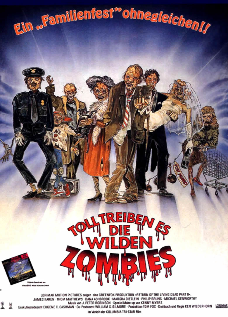 780x1080 RETURN OF THE LIVING DEAD PART II B Movie Posters, Phone