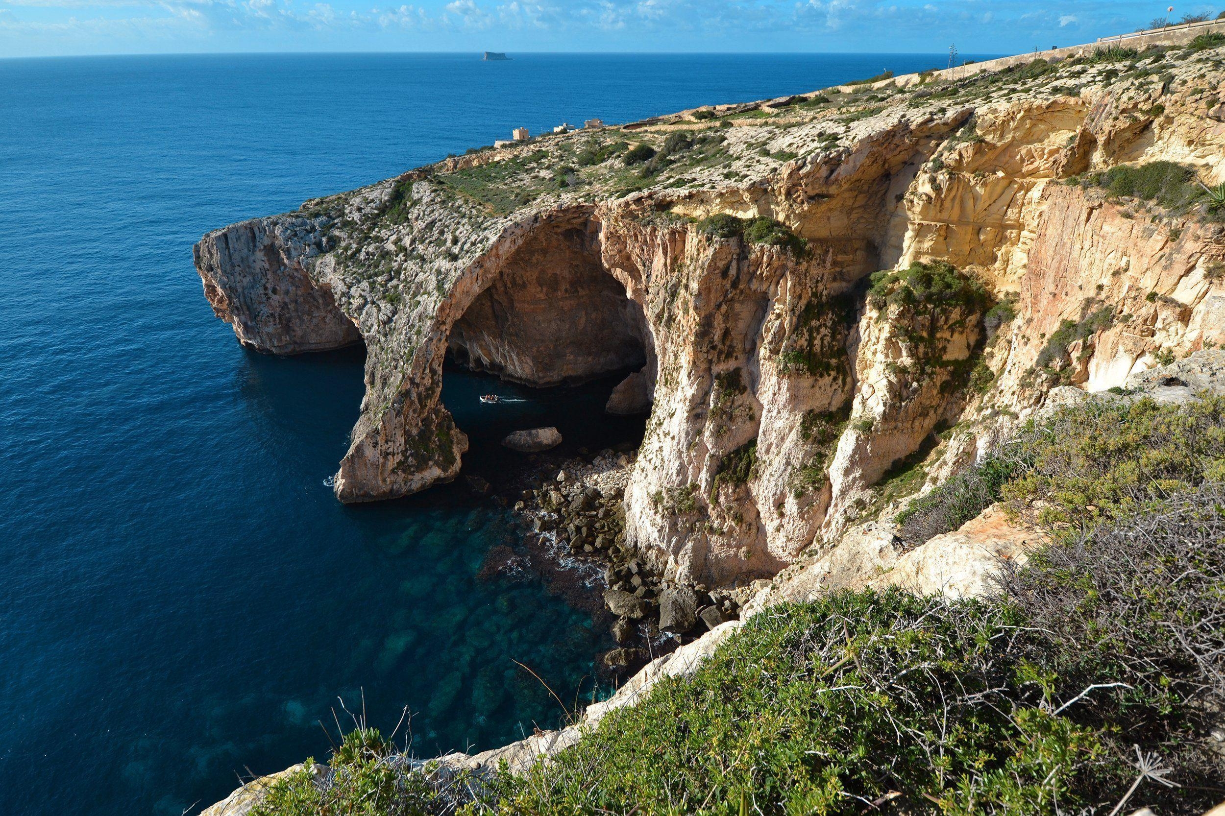 2500x1670 Blue Grotto in Zurrieq Malta wallpaperx1666, Desktop