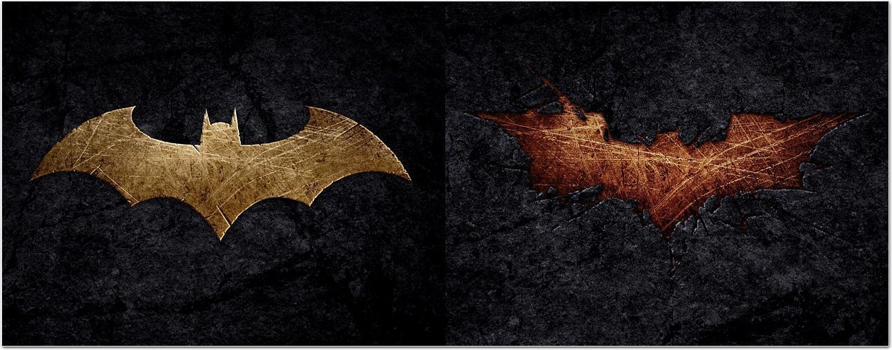 1300x510 Batman Wallpaper (New 52 and The Dark Knight), Dual Screen