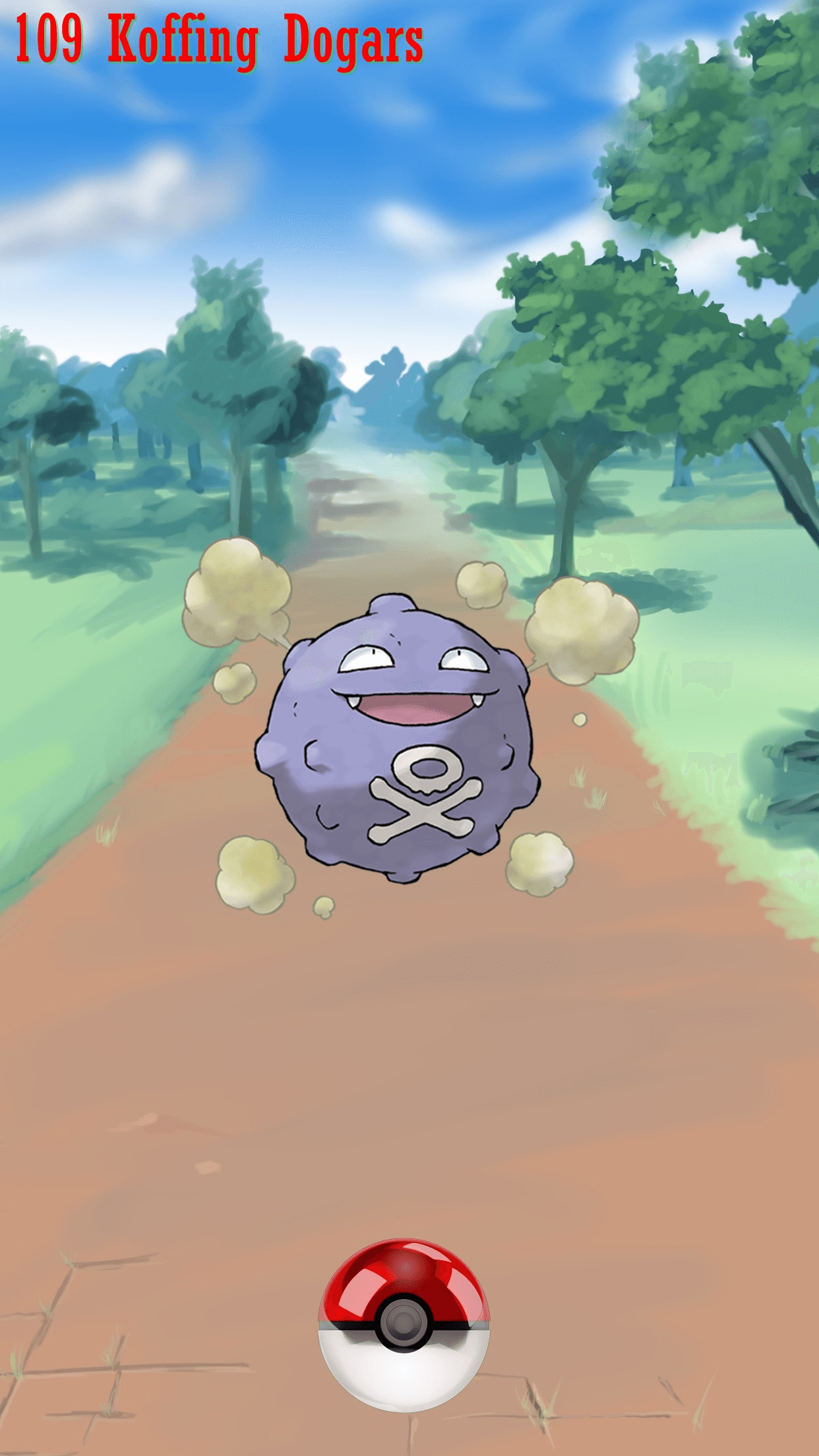 1250x2210 Street Pokeball Koffing Dogars, Phone